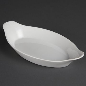 Picture of Olympia Whiteware Oval Eared Dishes 289mm (Pack of 6)