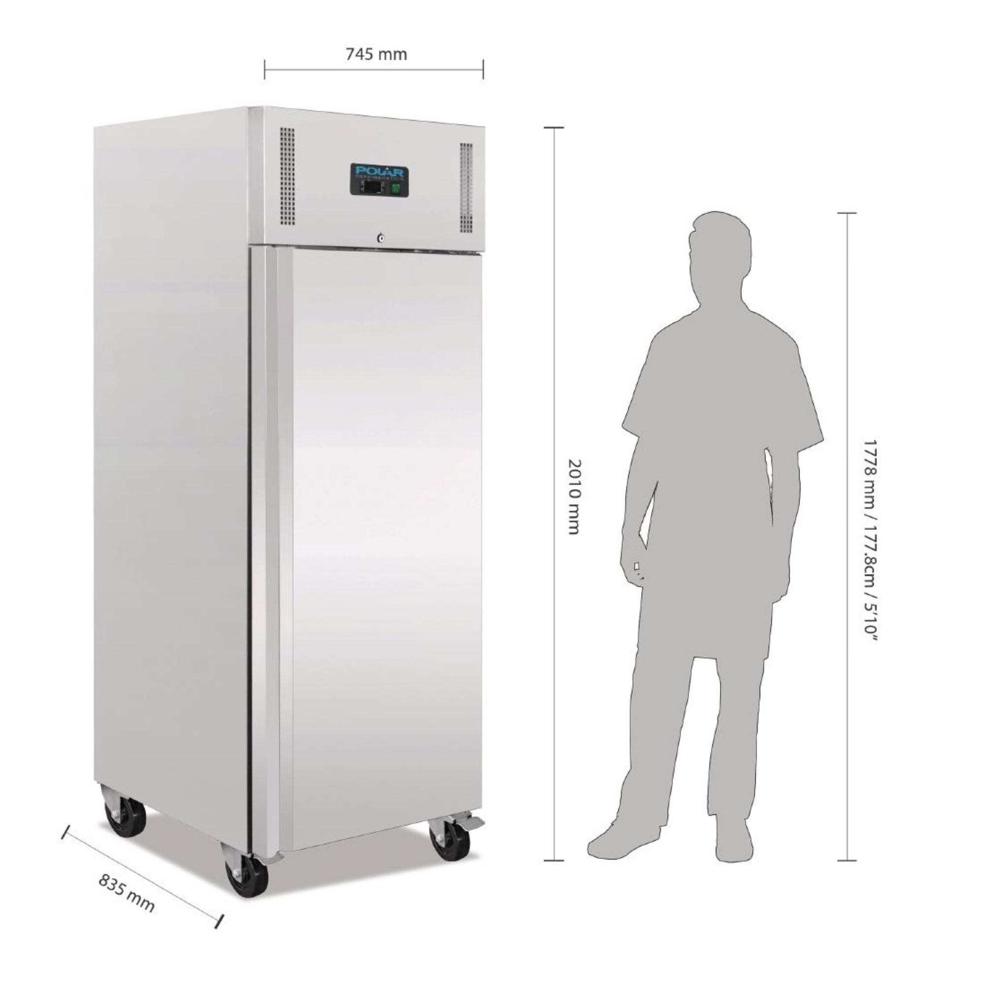 Picture of Polar U-Series Upright Freezer 650Ltr
