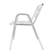 Picture of Bolero Aluminium Stacking Chairs Arched Arms (Pack of 4)