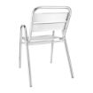 Picture of Bolero Aluminium Stacking Chairs Arched Arms (Pack of 4)
