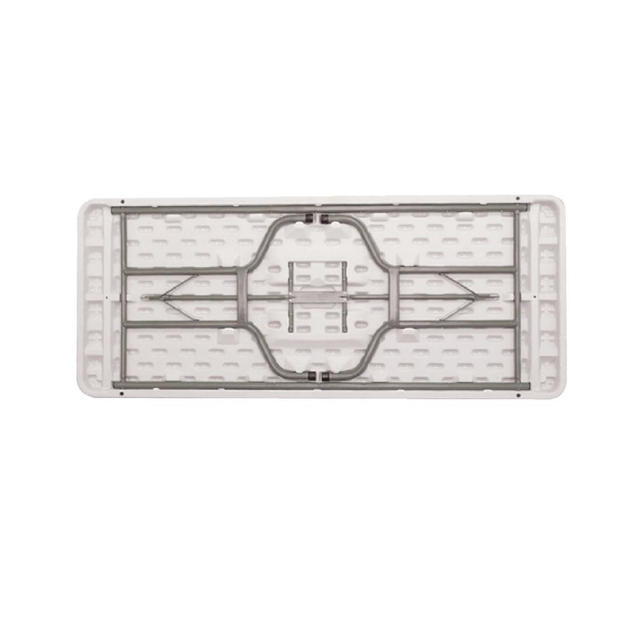 Picture of Bolero PE Rectangular Folding Table White 6ft (Single)