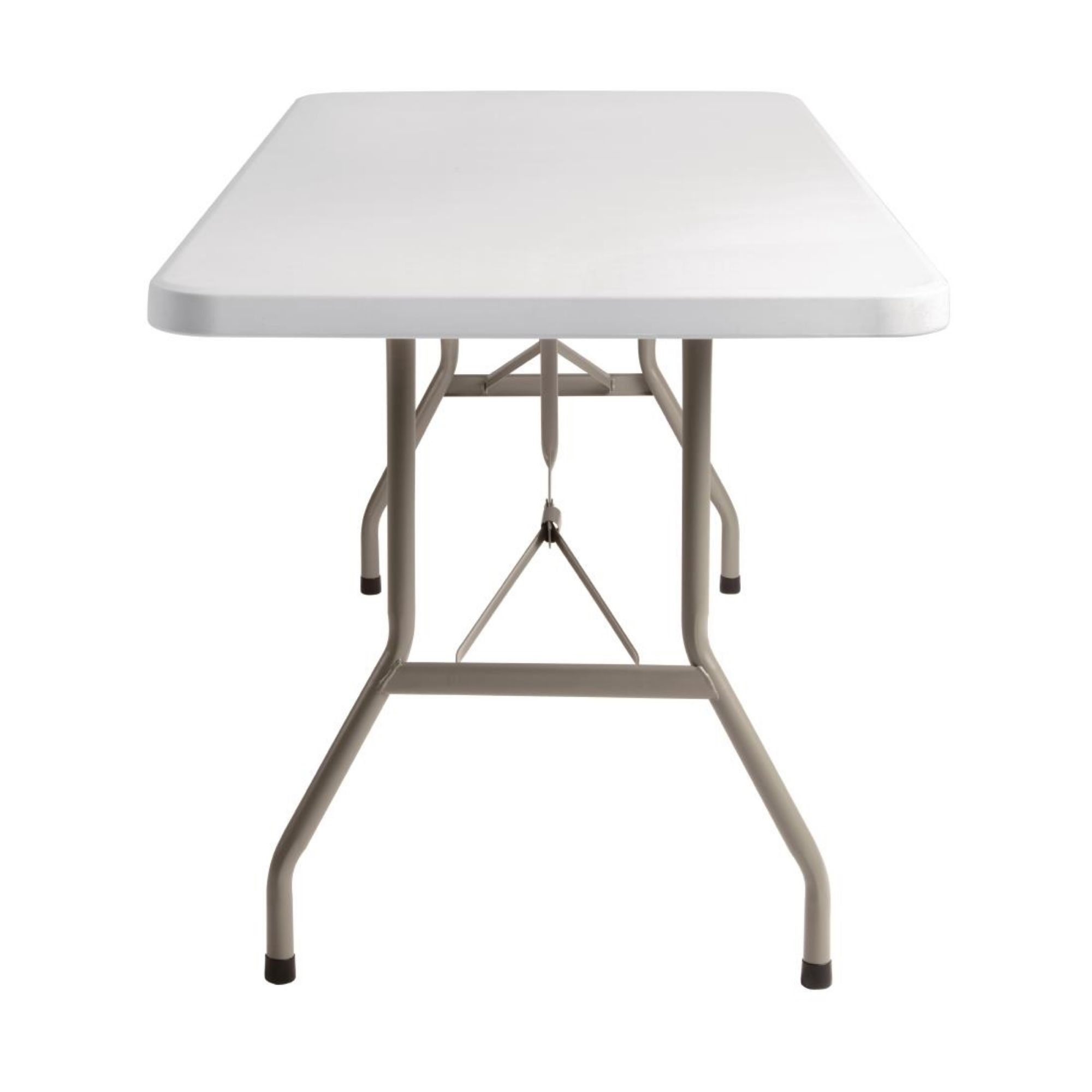 Picture of Bolero PE Rectangular Folding Table White 6ft (Single)