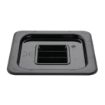 Picture of Vogue Polycarbonate 1/6 Gastronorm Lid Black