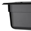 Picture of Vogue Polycarbonate 1/6 Gastronorm Container 100mm Black