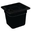 Picture of Vogue Polycarbonate 1/6 Gastronorm Container 65mm Black