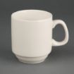 Picture of Olympia Ivory Stacking Mugs 285ml 10oz (Pack of 12)