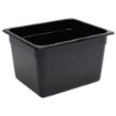 Picture of Vogue Polycarbonate 1/2 Gastronorm Container 200mm Black