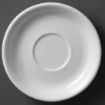 Picture of Olympia Whiteware Cappuccino Saucers 180mm (Pack of 12)
