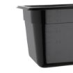 Picture of Vogue Polycarbonate 1/3 Gastronorm Container 150mm Black