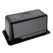 Picture of Vogue Polycarbonate 1/3 Gastronorm Container 150mm Black