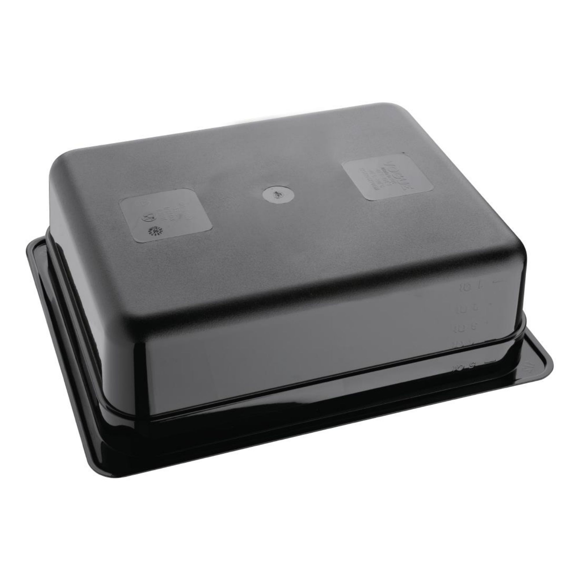 Picture of Vogue Polycarbonate 1/2 Gastronorm Container 100mm Black