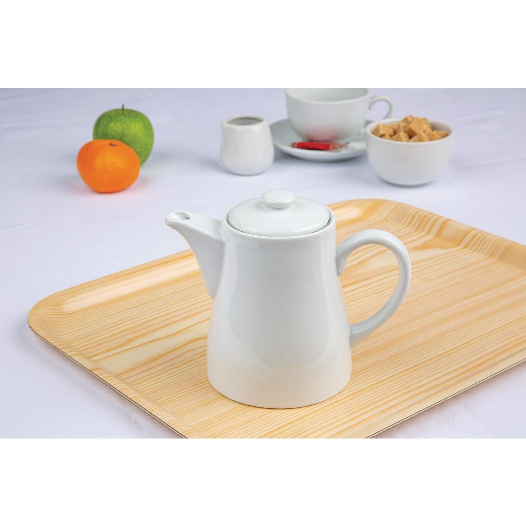 Picture of Olympia Whiteware Coffee Pots 710ml (Pack of 4)