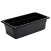Picture of Vogue Polycarbonate 1/3 Gastronorm Container 100mm Black