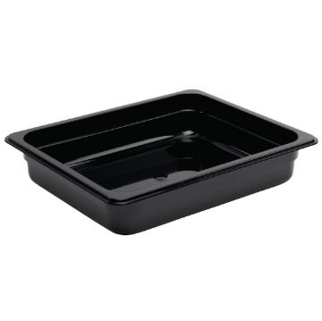 Picture of Vogue Polycarbonate 1/2 Gastronorm Container 65mm Black