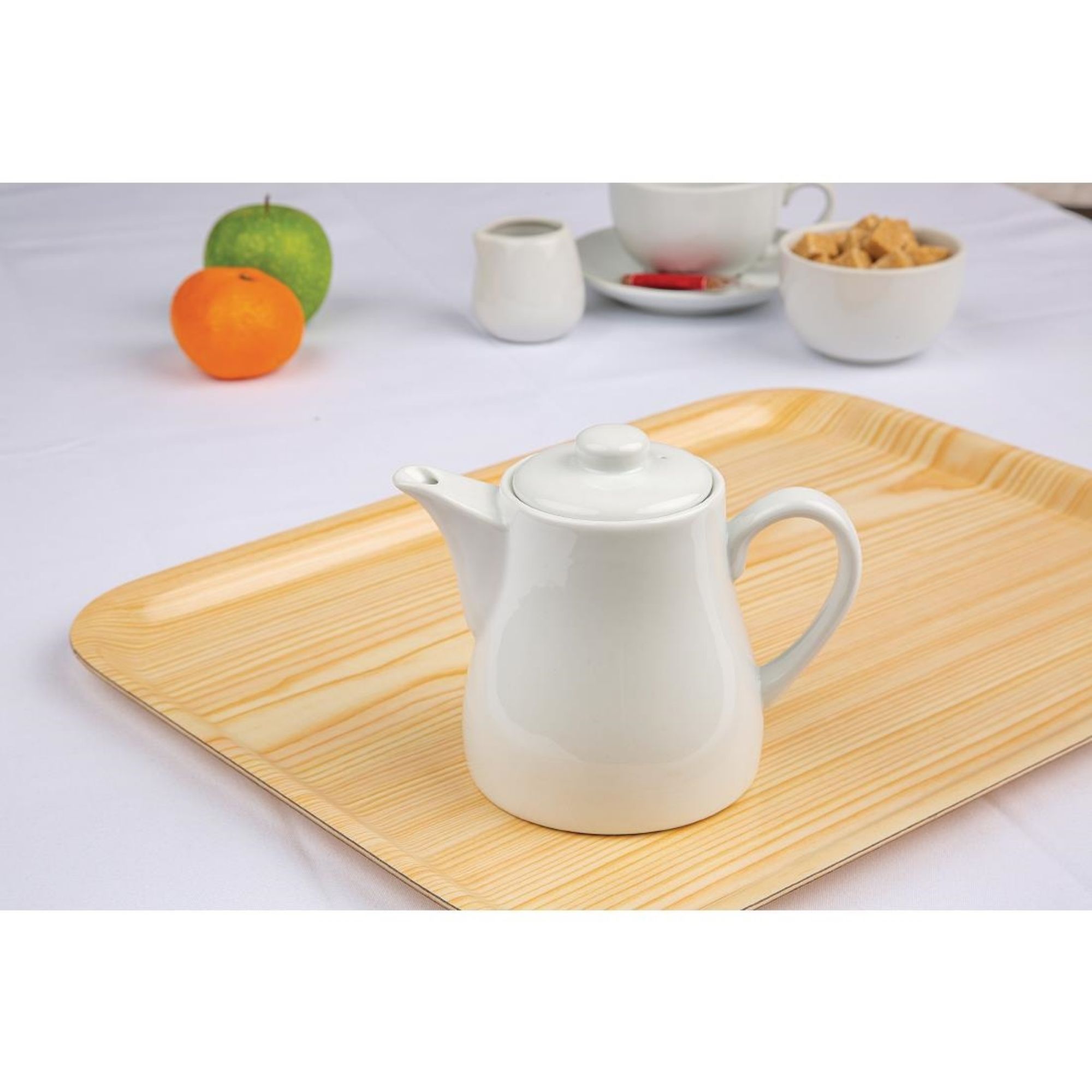 Picture of Olympia Whiteware Teapots 483ml (Pack of 4)