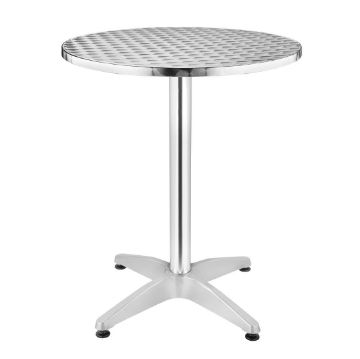 Picture of Bolero Steel and Aluminium Round Bistro Table 800mm
