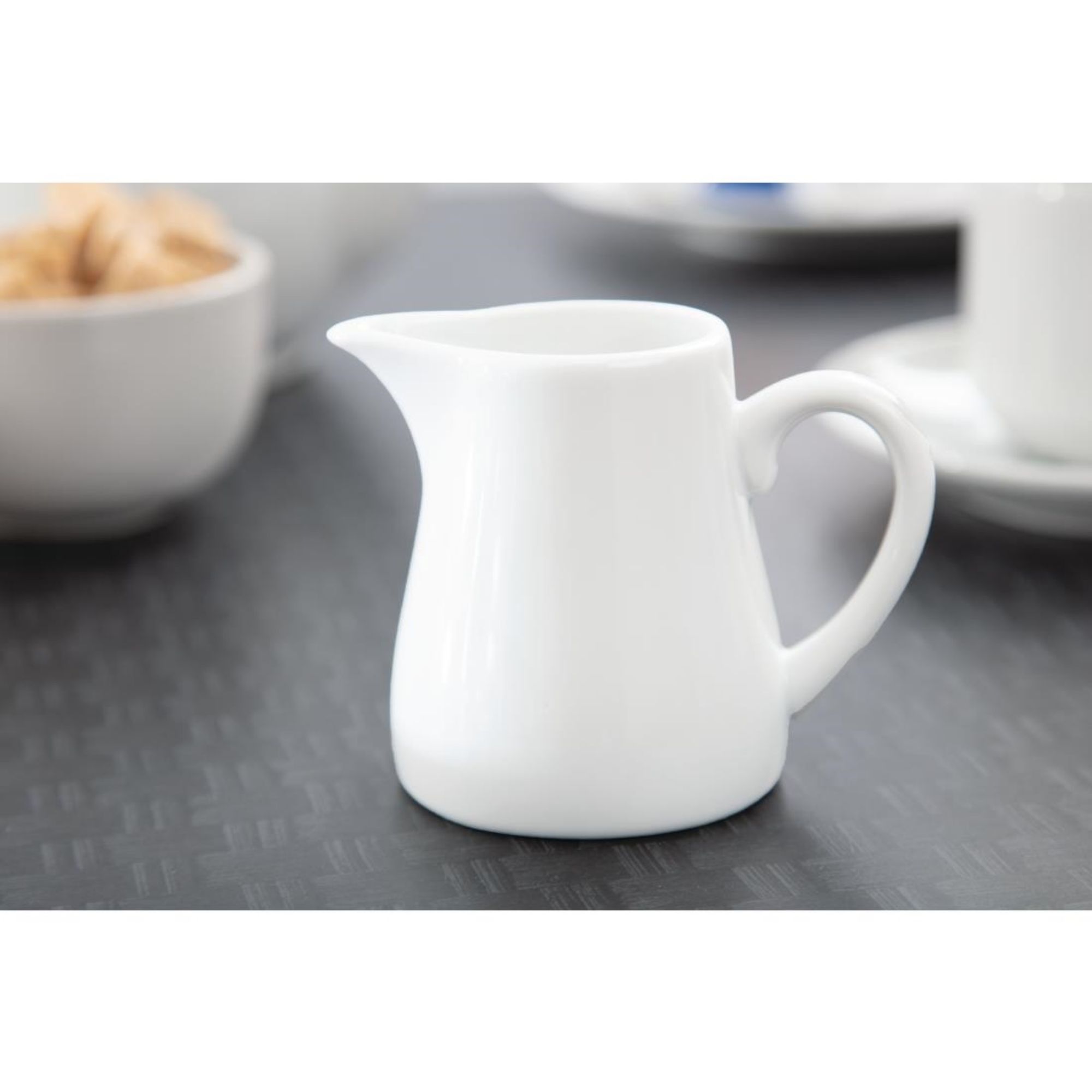 Picture of Olympia Whiteware Cream and Milk Jugs 170ml 6oz (Pack of 6)