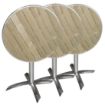 Picture of Bolero Round Flip Top Table Ash 600mm