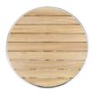 Picture of Bolero Round Flip Top Table Ash 600mm