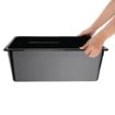 Picture of Vogue Polycarbonate 1/1 Gastronorm Container 200mm Black