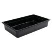 Picture of Vogue Polycarbonate 1/1 Gastronorm Container 100mm Black