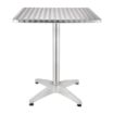 Picture of Bolero Steel and Aluminium Square Bistro Table 600mm