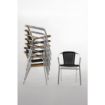 Picture of Bolero Aluminium and Natural Wicker Chair (Pack of 4)