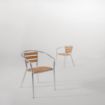 Picture of Bolero Aluminium and Ash Chairs (Pack of 4)
