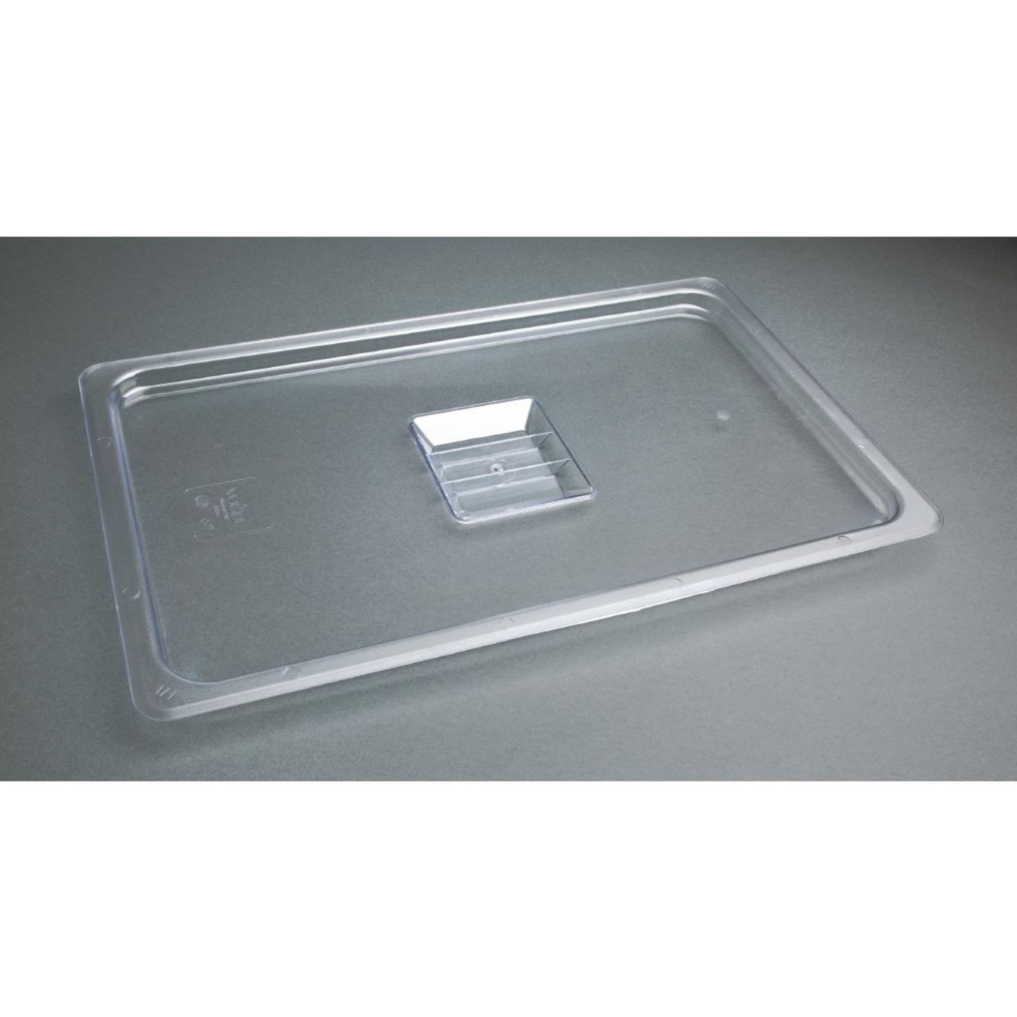 Picture of Vogue Polycarbonate 1/1 Gastronorm Lid Clear