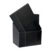 Picture of Securit Contemporary Menu Covers and Storage Box A4 Black (Pack of 20) - U266
