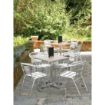 Picture of Bolero Aluminium Stacking Chairs (Pack of 4)