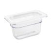 Picture of Vogue Polycarbonate 1/9 Gastronorm Container 100mm Clear