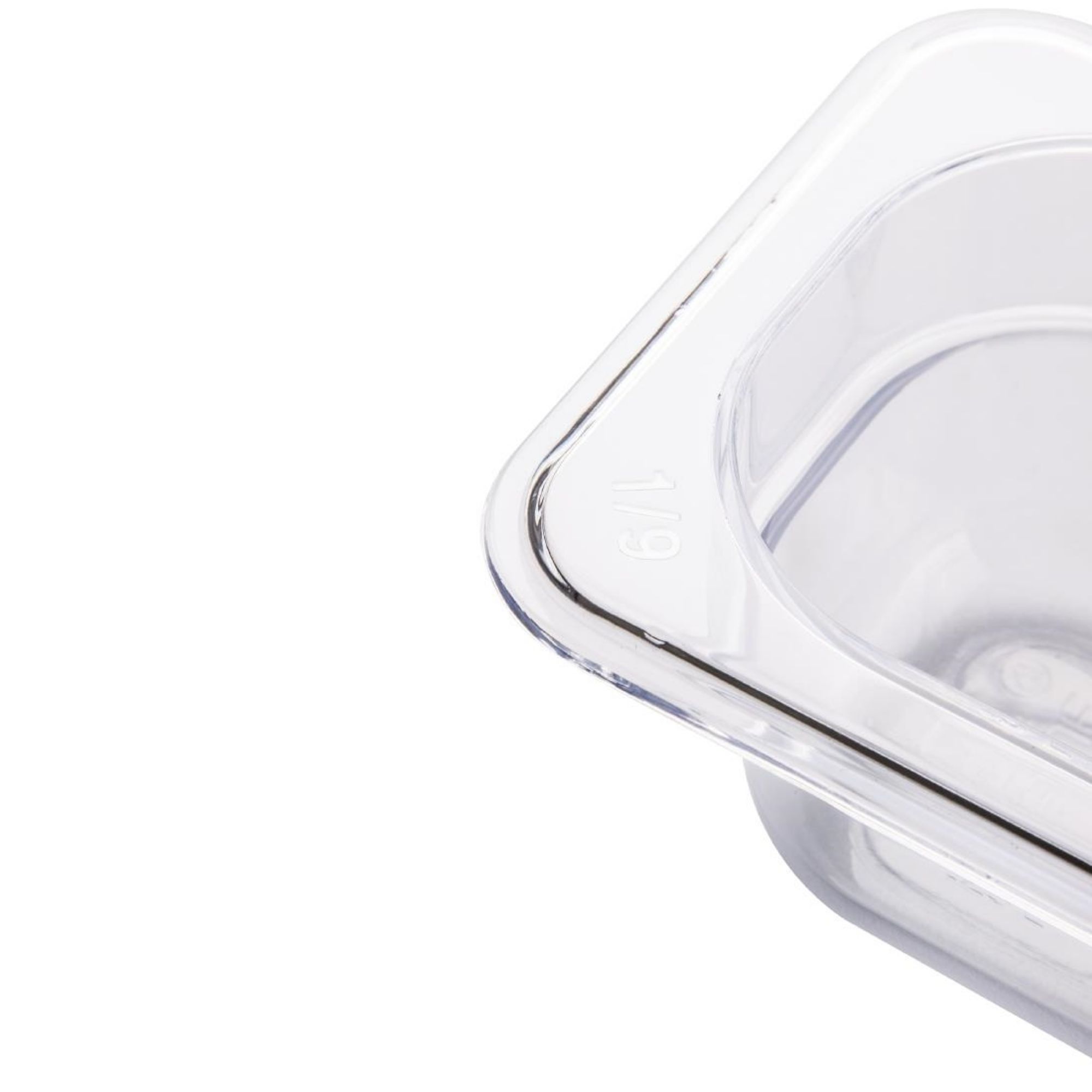 Picture of Vogue Polycarbonate 1/9 Gastronorm Container 100mm Clear