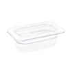 Picture of Vogue Polycarbonate 1/9 Gastronorm Container 65mm Clear