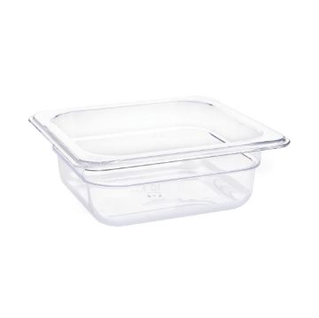 Picture of Vogue Polycarbonate 1/6 Gastronorm Container 65mm Clear