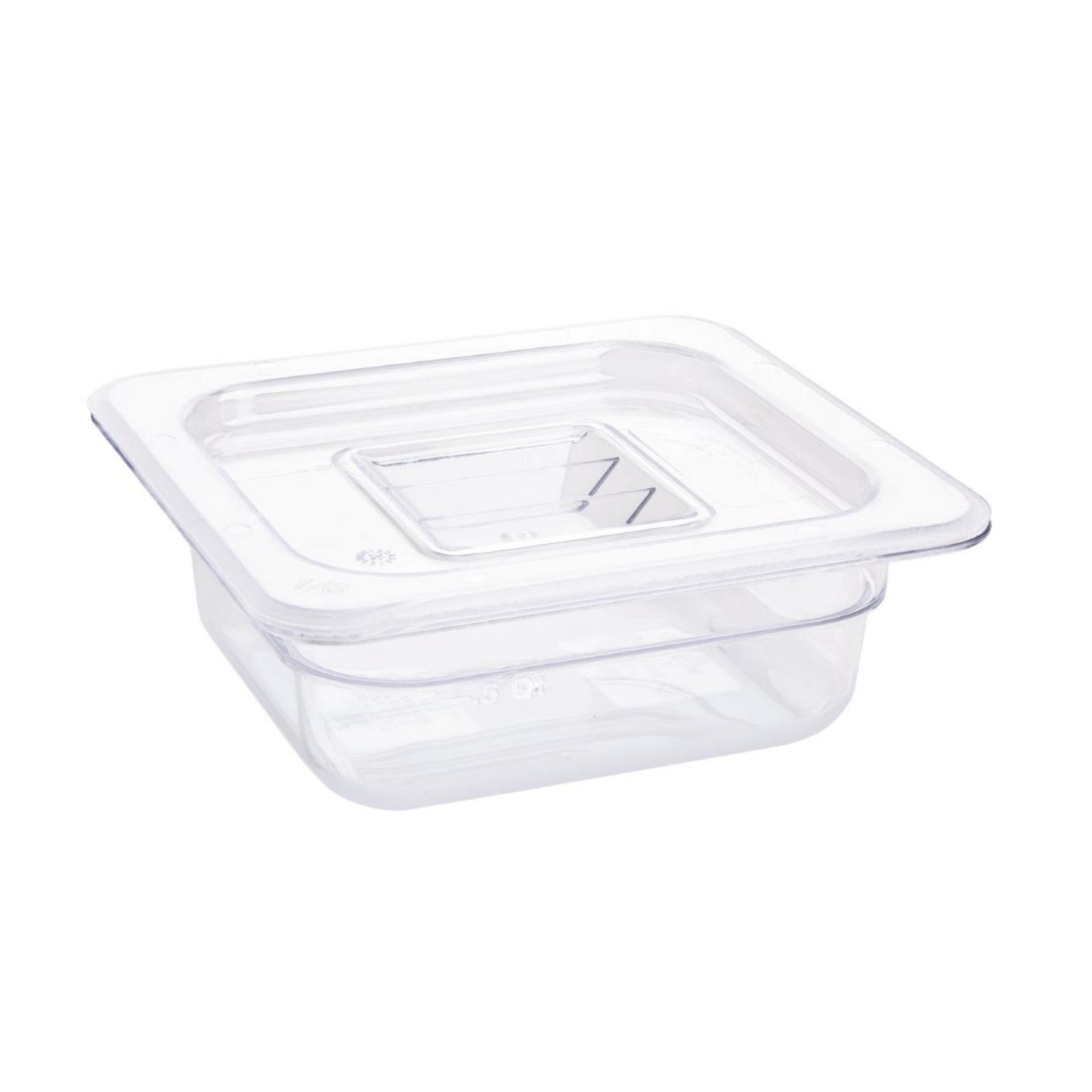 Picture of Vogue Polycarbonate 1/6 Gastronorm Container 65mm Clear