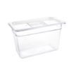 Picture of Vogue Polycarbonate 1/3 Gastronorm Container 200mm Clear