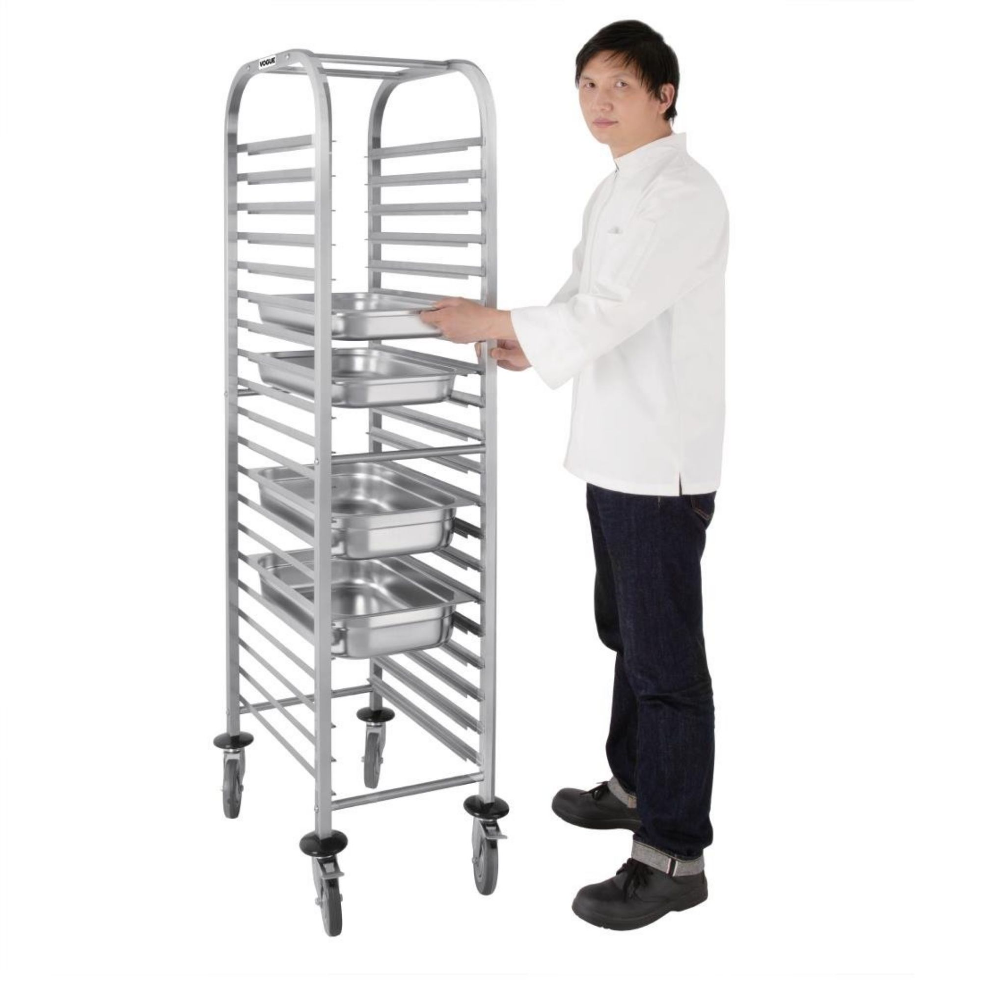 Picture of Vogue Gastronorm Racking Trolley 20 Level