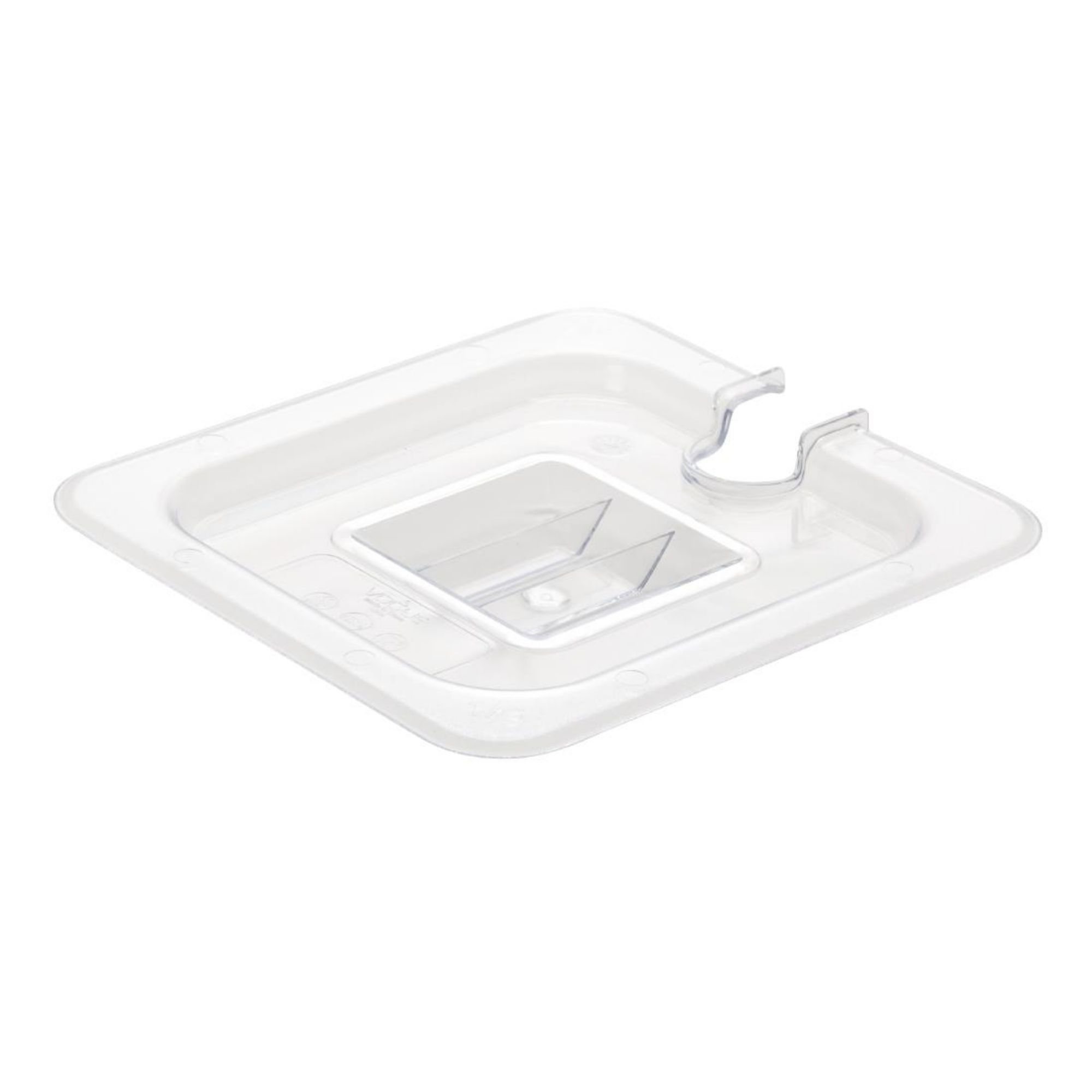 Picture of Vogue Polycarbonate 1/6 Gastronorm Lid Notched