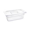 Picture of Vogue Polycarbonate 1/4 Gastronorm Container 100mm Clear