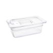 Picture of Vogue Polycarbonate 1/4 Gastronorm Container 100mm Clear
