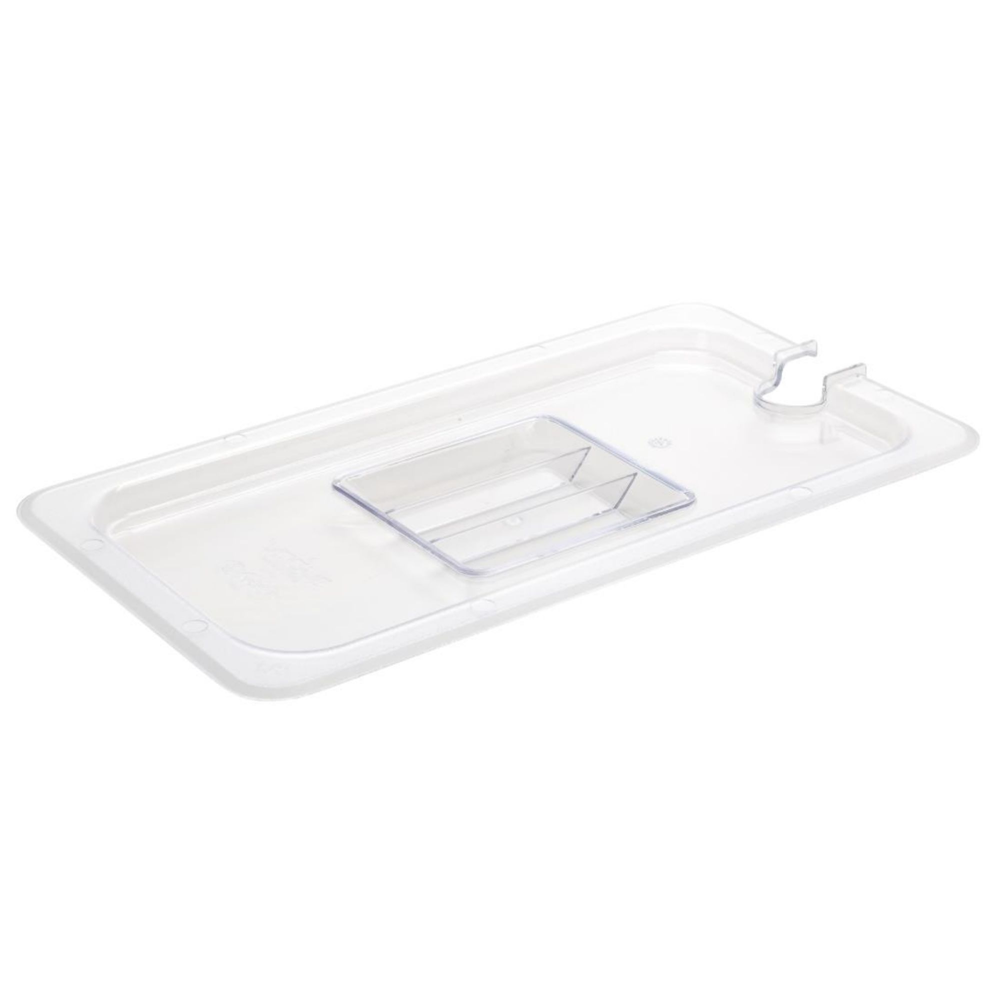 Picture of Vogue Polycarbonate 1/3 Gastronorm Lid Notched