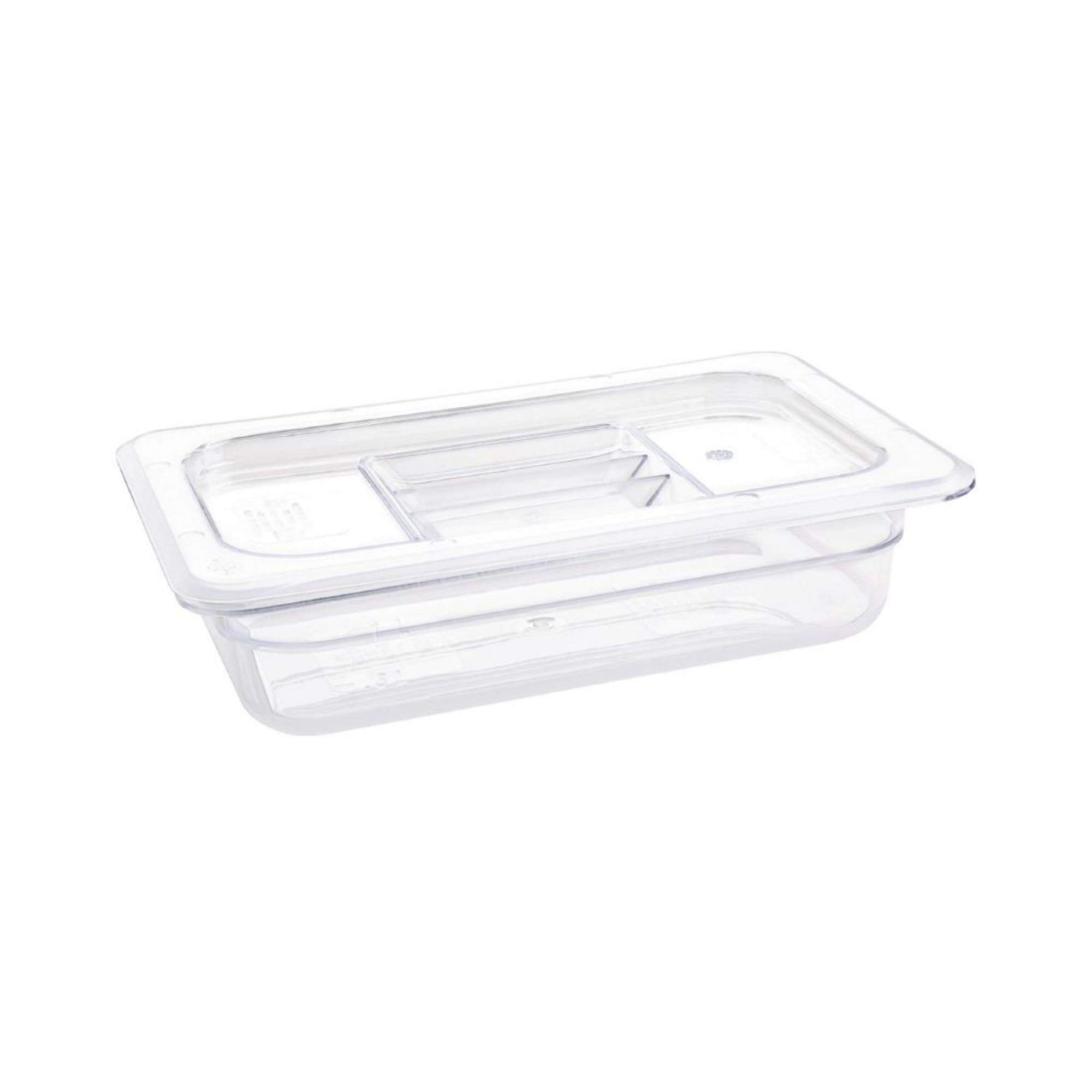 Picture of Vogue Polycarbonate 1/4 Gastronorm Container 65mm Clear