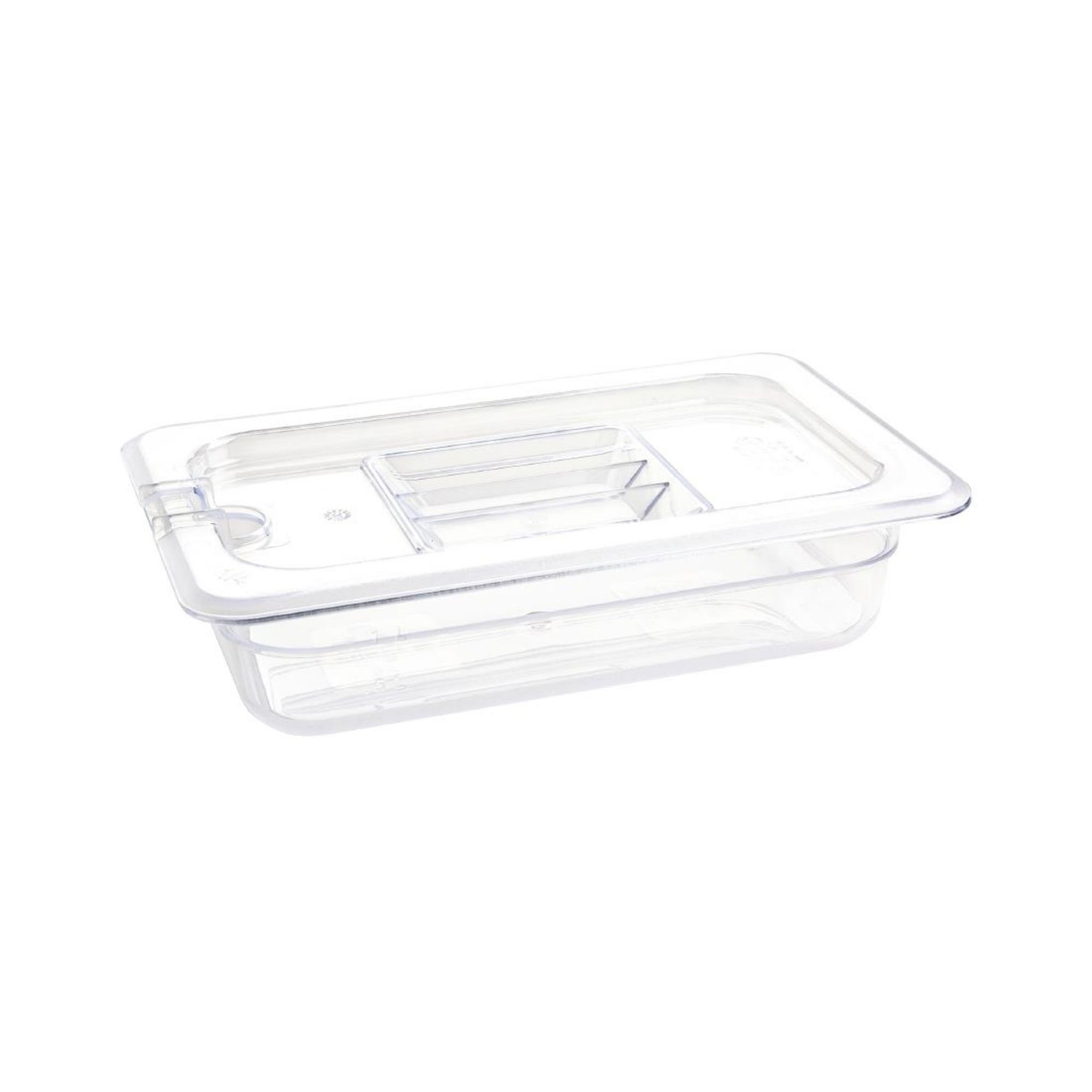Picture of Vogue Polycarbonate 1/4 Gastronorm Container 65mm Clear