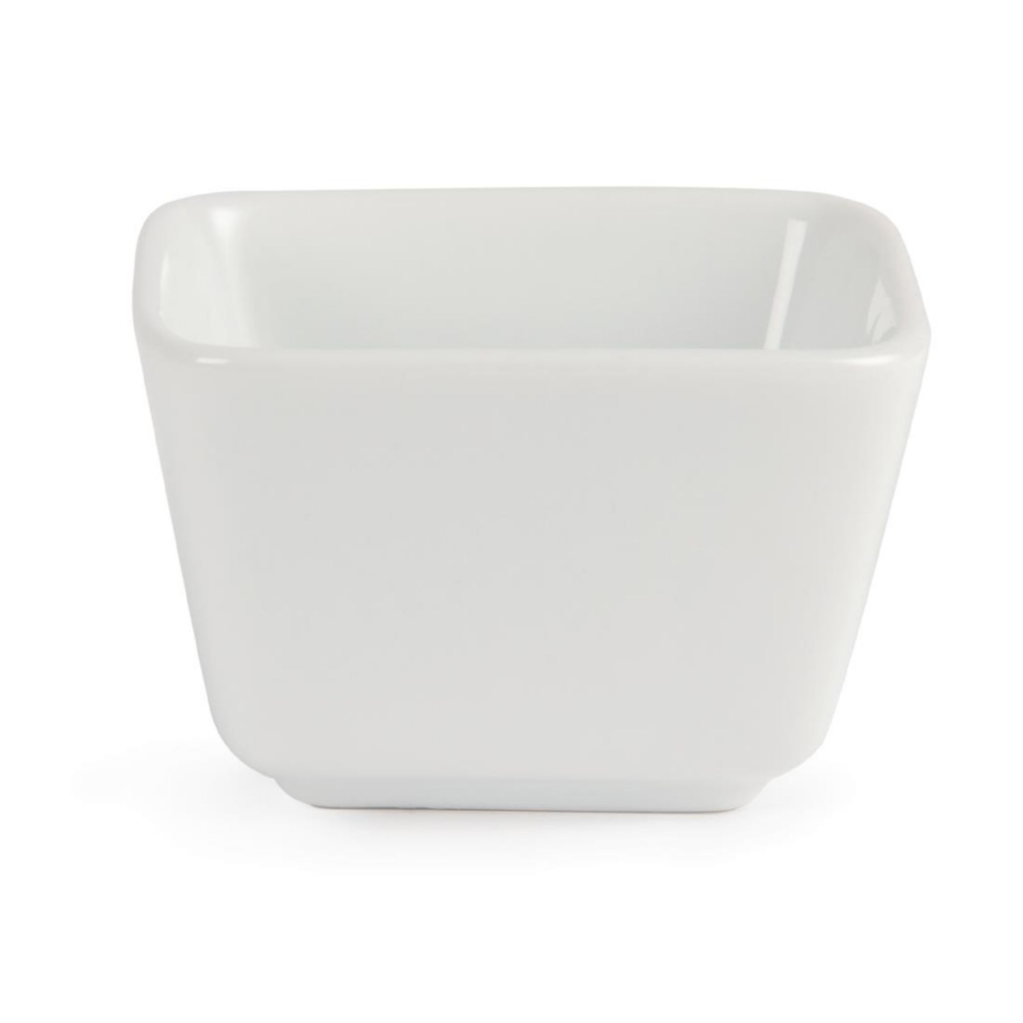 Picture of Olympia Whiteware Tall Square Mini Dishes 75mm (Pack of 12)