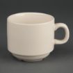 Picture of Olympia Ivory Stacking Tea Cups 206ml 7.5oz (Pack of 12)