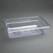 Picture of Vogue Polycarbonate 1/4 Gastronorm Container 65mm Clear