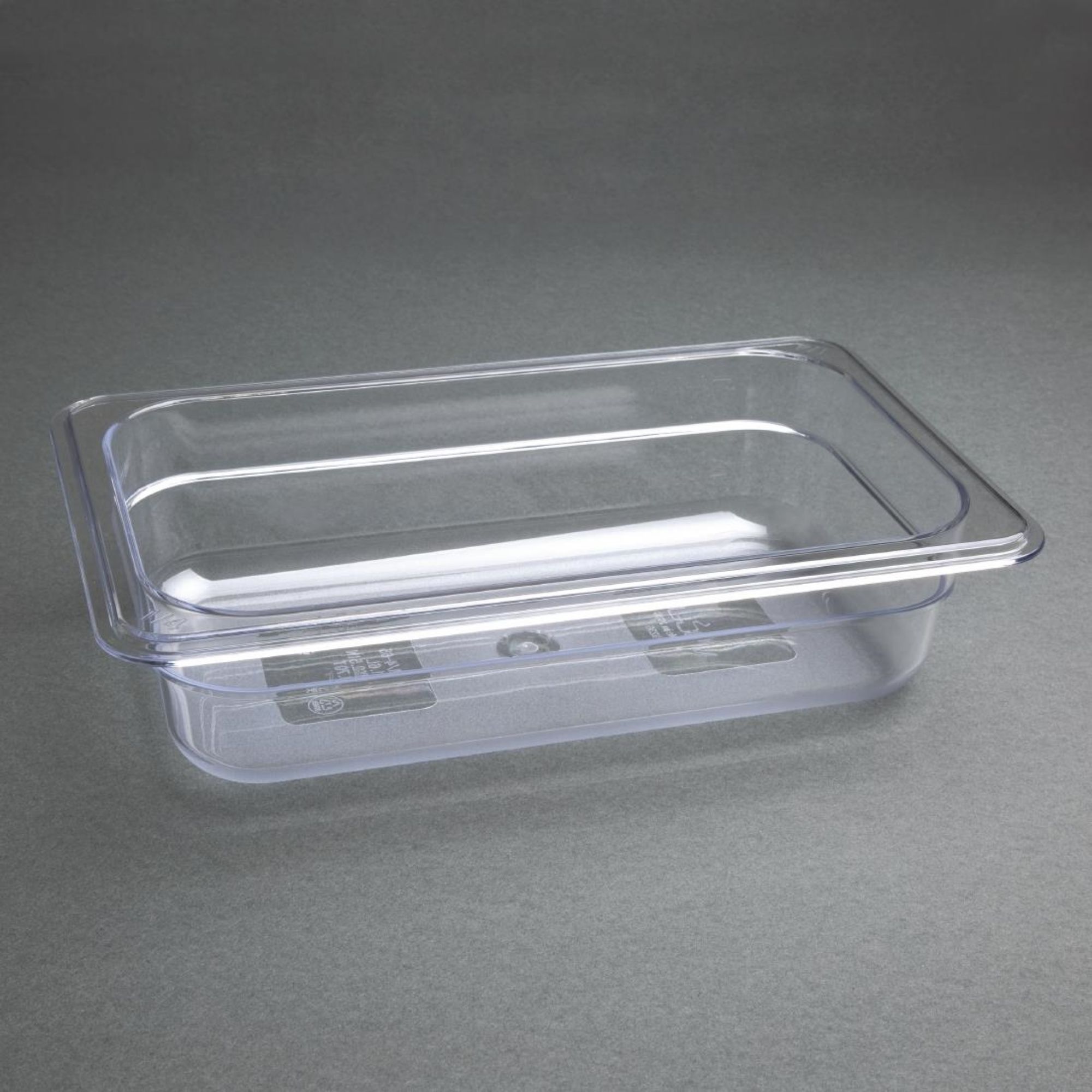 Picture of Vogue Polycarbonate 1/4 Gastronorm Container 65mm Clear