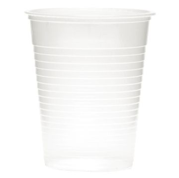 Picture of 4 Aces Water Cooler Cups Translucent 200ml / 7oz (2000 pack)
