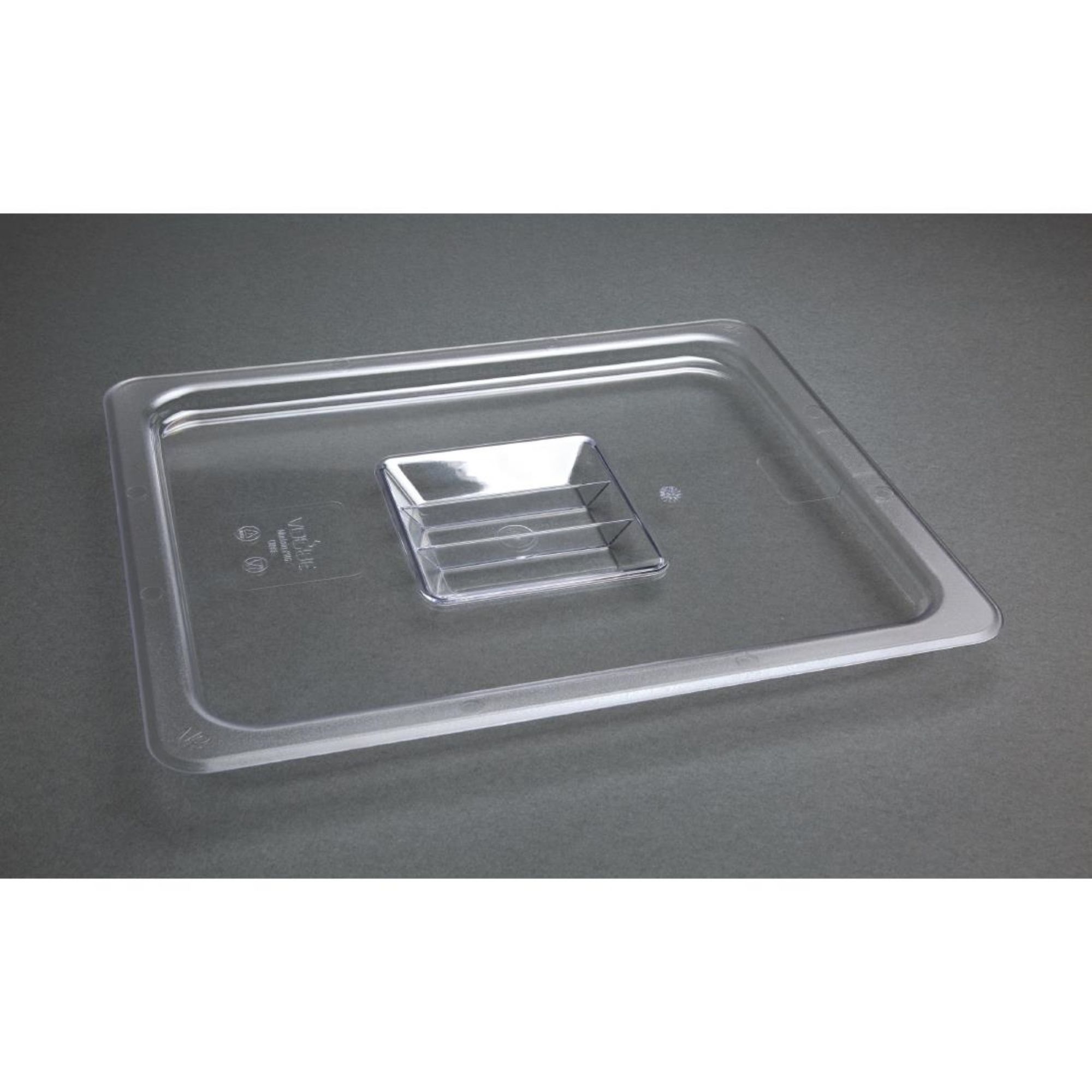 Picture of Vogue Polycarbonate 1/2 Gastronorm Lid Clear